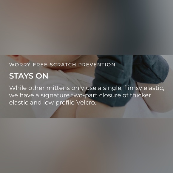 Goumi Mitts No Scratch Baby Infant Mittens- Enchanted Garden - Picture 5 of 7